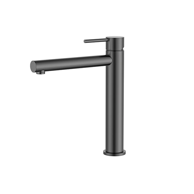 Zenmo Jess Tower Basin Mixer in Gun Metal