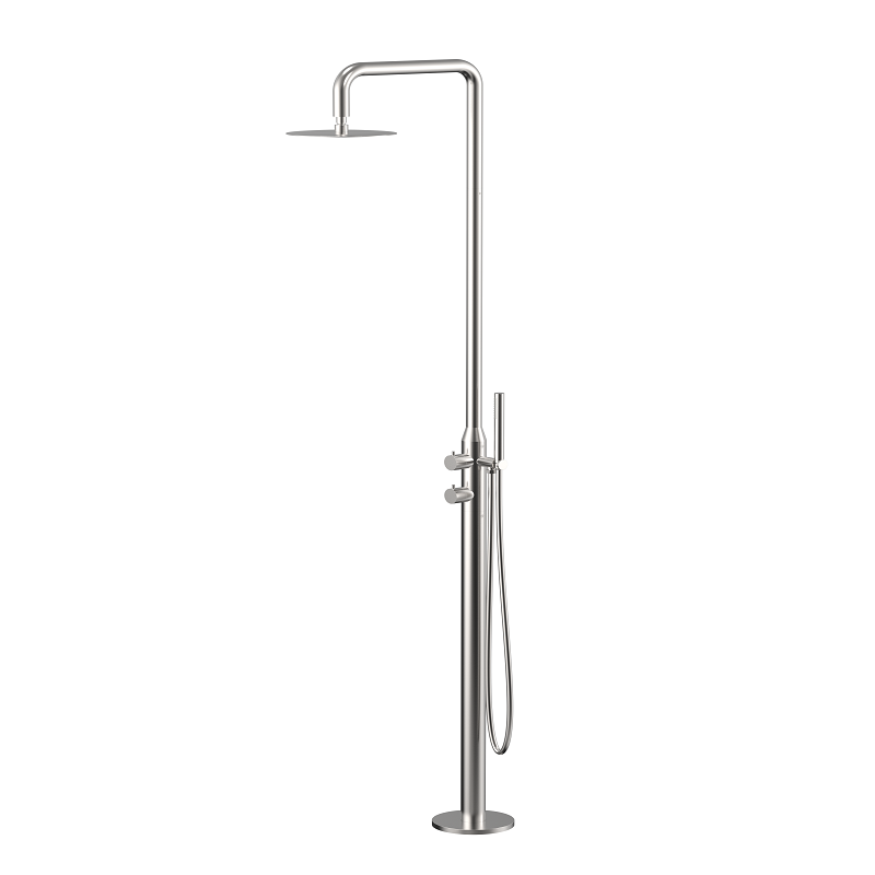 Zenmo Outdoor Freestanding Twin Shower Set