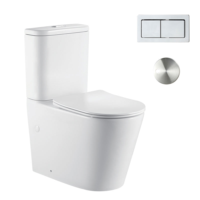 Zenmo Jamie-II Toilet Suite in Chrome