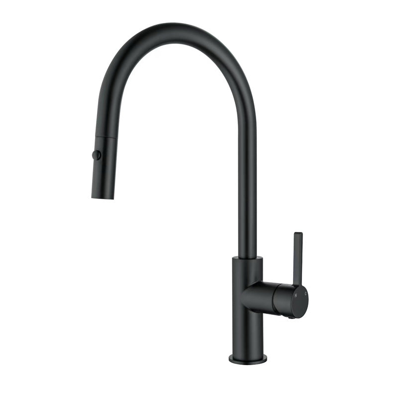 Zenmo Kenzo Pull Out Sink Mixer in Matte Black