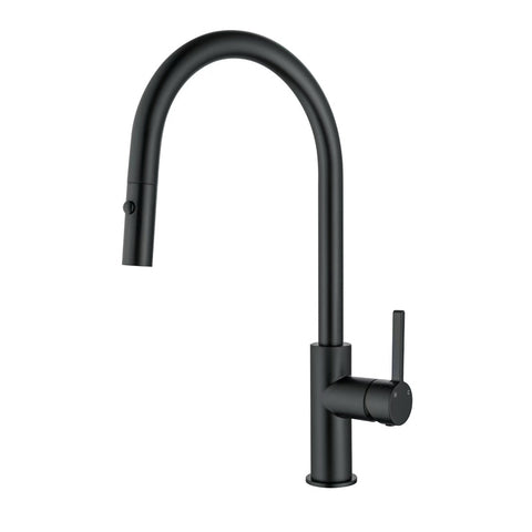 Zenmo Kenzo Pull Out Sink Mixer in Matte Black
