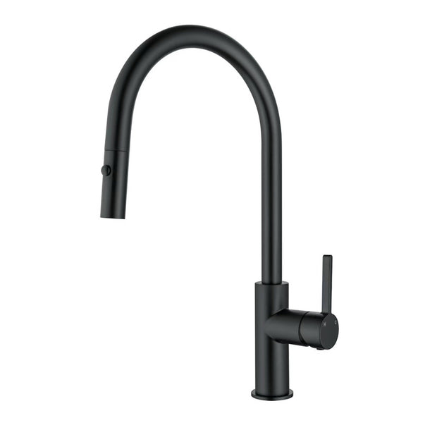 Zenmo Kenzo Pull Out Sink Mixer in Matte Black