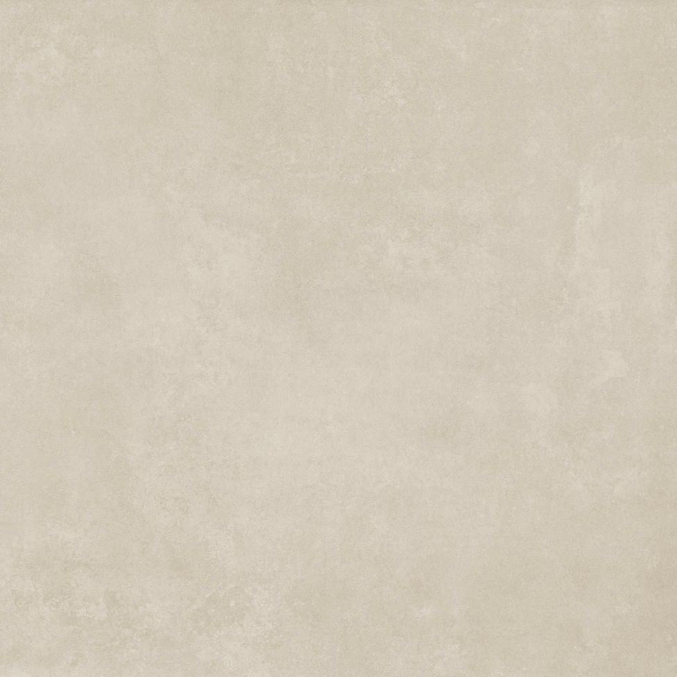 Element Cream Matt Concrete Look Porcelain Tiles 600x600mm tile