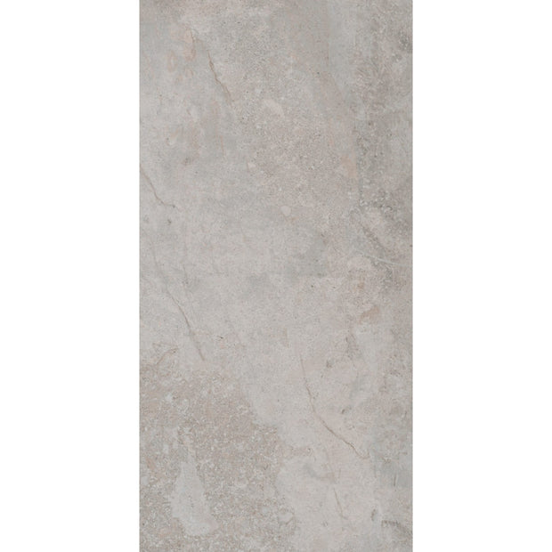 Erding Ash Matt Stone Look Porcelain Tiles 600x1200mm tile
