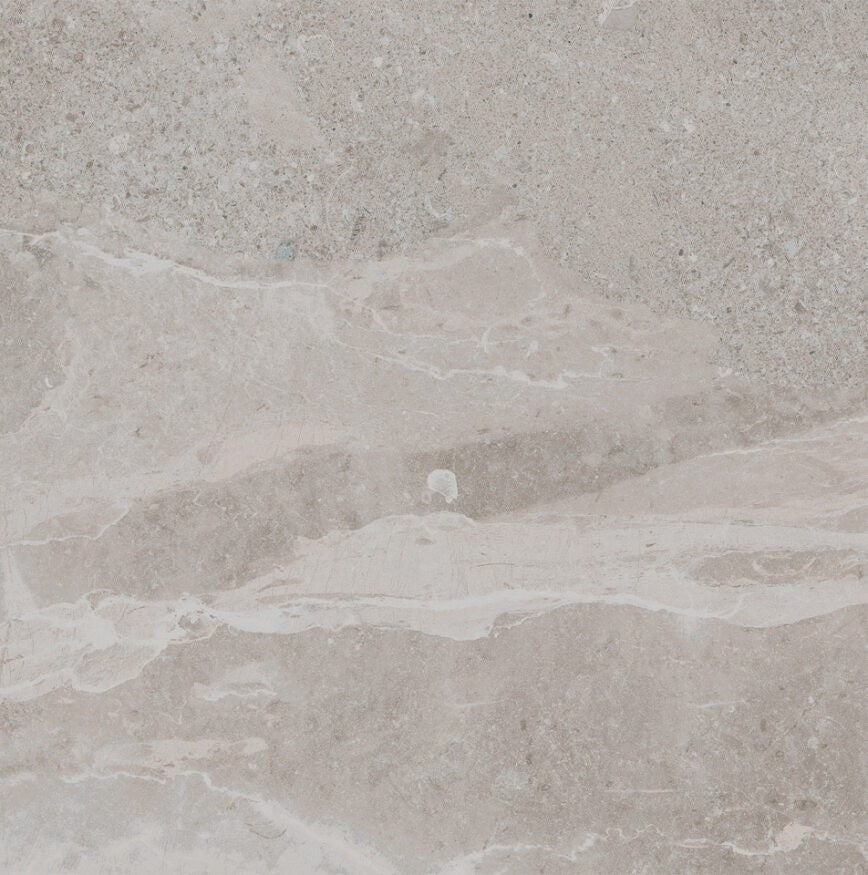 Erding Ash Matt Stone Look Porcelain Tiles 600x600mm tile