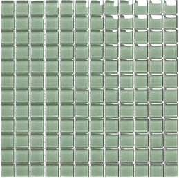 Classic Water Green Crystal Glass Mosaic 25x25mm tile