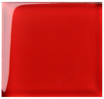Crystal Red Glass Tiles tile