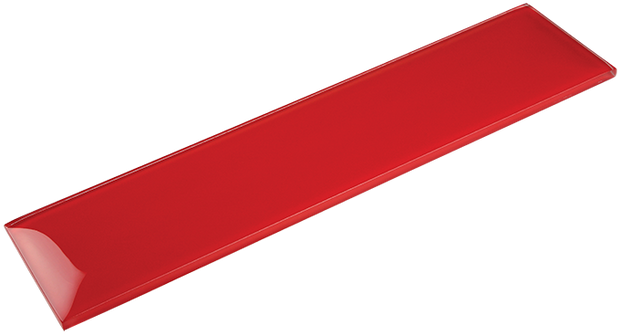 Archluxe Red 3D Crystal Glass Mosaic 100x300mm tile