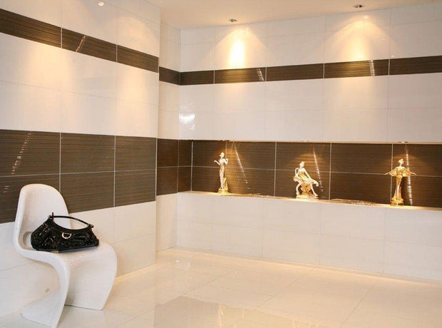 Stream Millennium Crystal Glass Mosaic in a room setting