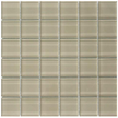 Classic Rawsilk Crystal Glass Mosaic 50x50mm tile