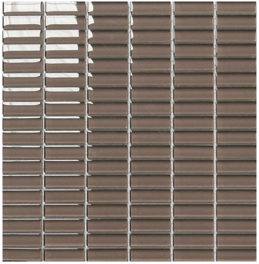 Classic Coco Crystal Glass Mosaic 15x50mm tile