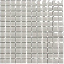 Classic Oxygen Crystal Glass Mosaic 25x25mm tile