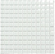 Classic Super White Crystal Glass Mosaic 25x25mm tile