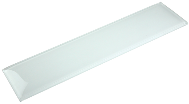 Archluxe Super White 3D Crystal Glass Mosaic 100x300mm tile