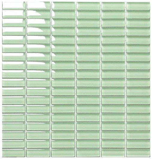 Classic Underwater Crystal Glass Mosaic 15x50mm tile