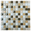 Classic Grey Blend Crystal Glass Mosaic 25x25mm (ESM18-25) tile