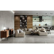 Evo Grey Lappato Porcelain Tiles in a room setting