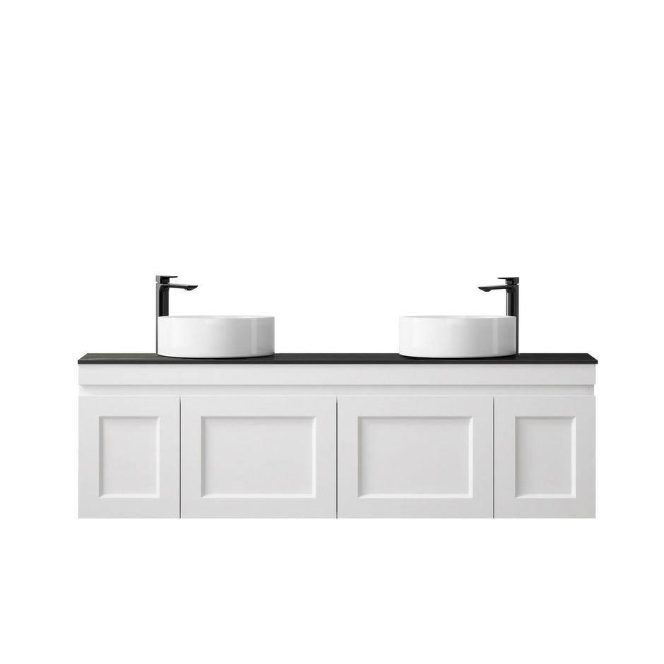 Hampton Mark II 1500mm Satin White Wall Hung Vanity