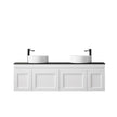 Hampton Mark II 1500mm Satin White Wall Hung Vanity