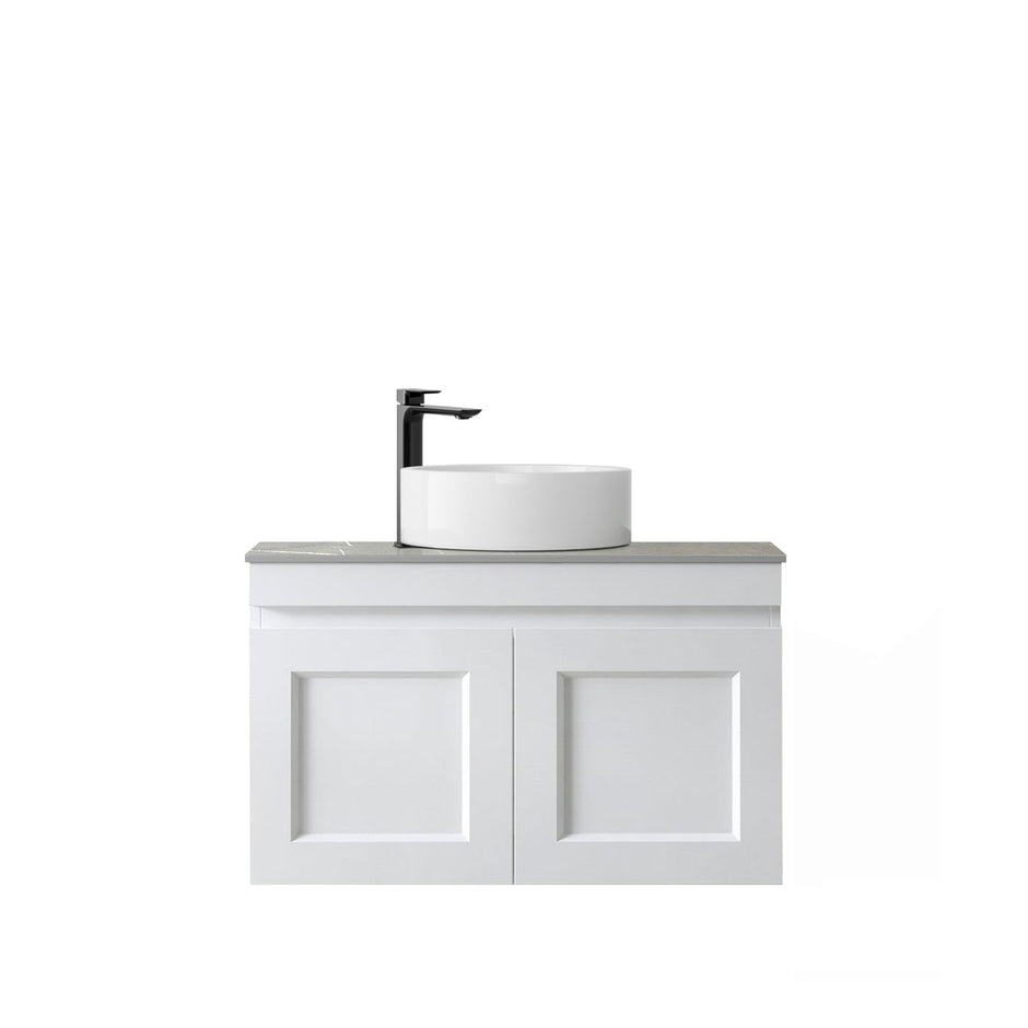 Byron 750mm Black Oak Wall Hung Vanity