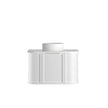 Hampshire 750mm Satin White Wall Hung Curve Vanity (12TH & NTH Only)