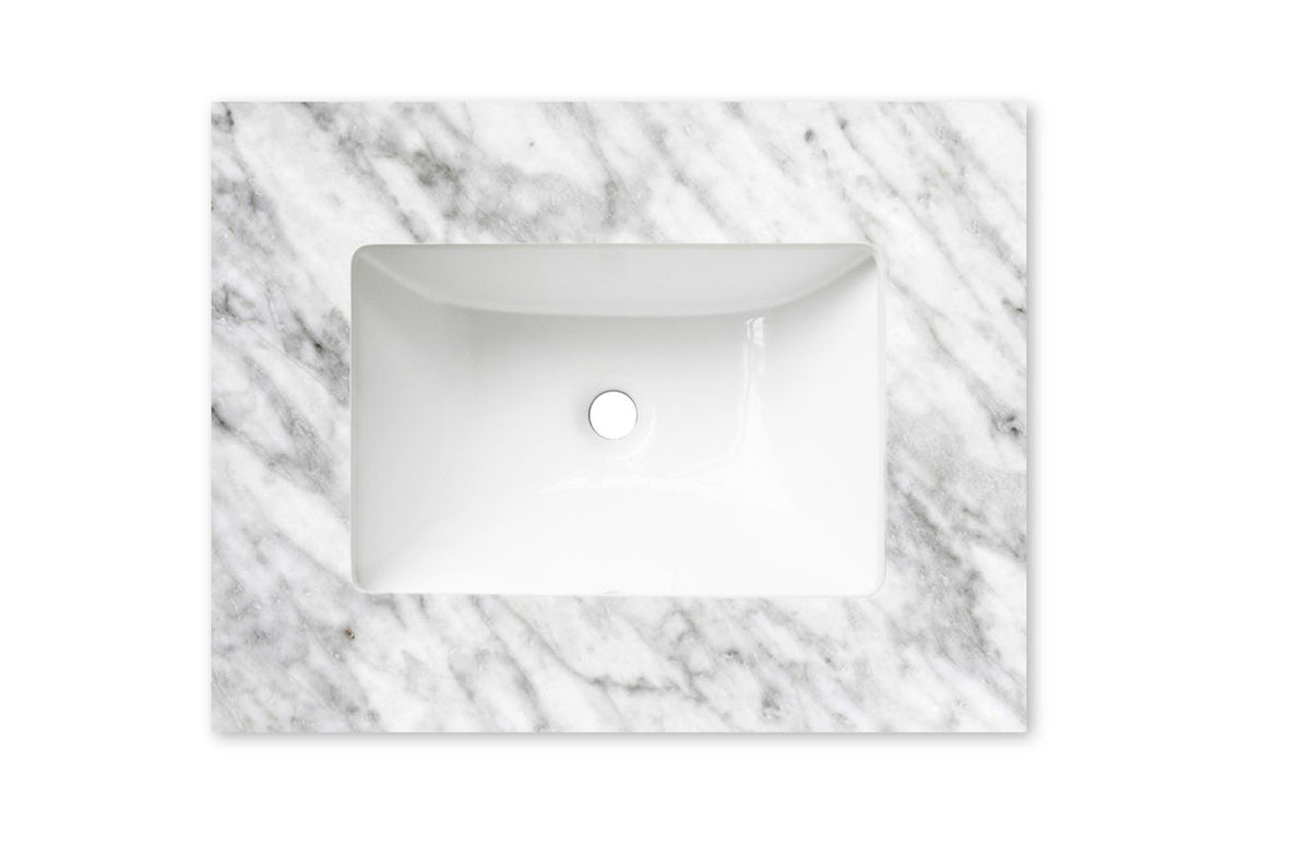 Hampton Mark II 600mm Satin White Wall Hung Vanity