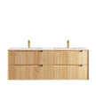 Hampton Mark II 1500mm Satin White Wall Hung Vanity