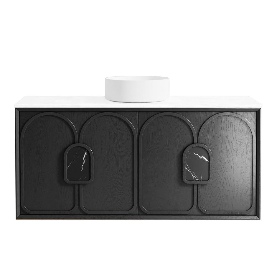 Laguna Mark II 1200mm Black Oak Wall Hung Vanity