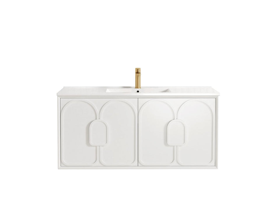 Laguna Mark II 1200mm Matte White Wall Hung Vanity