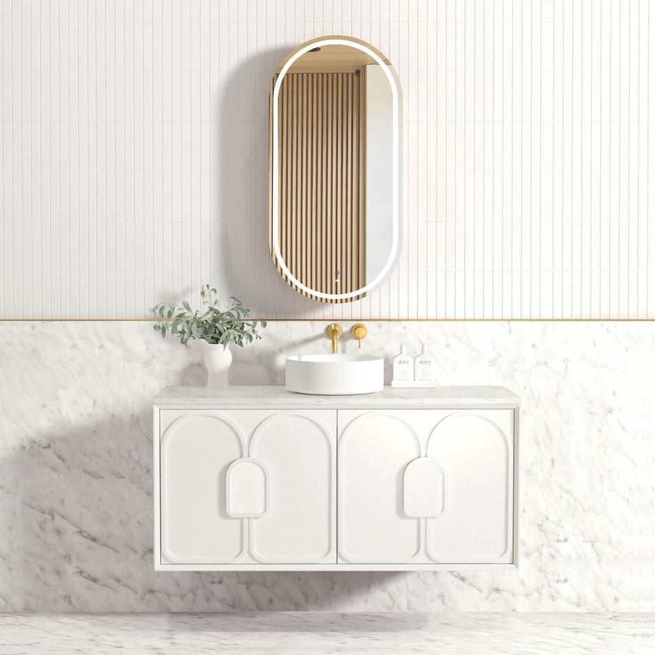 Laguna Mark II 1200mm Matte White Wall Hung Vanity