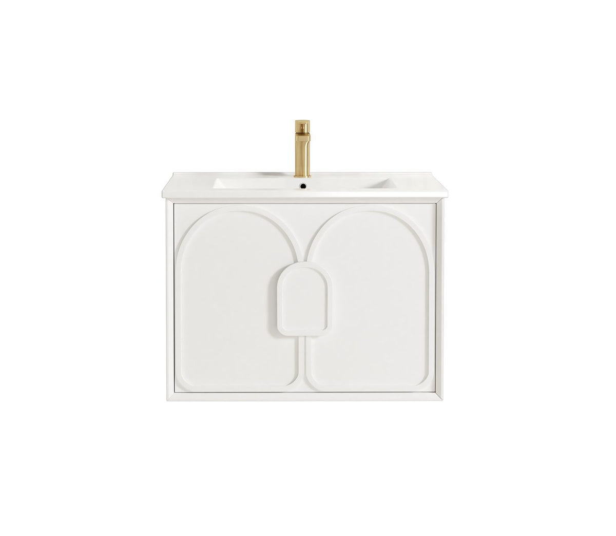 Laguna Mark II 750mm Matte White Wall Hung Vanity