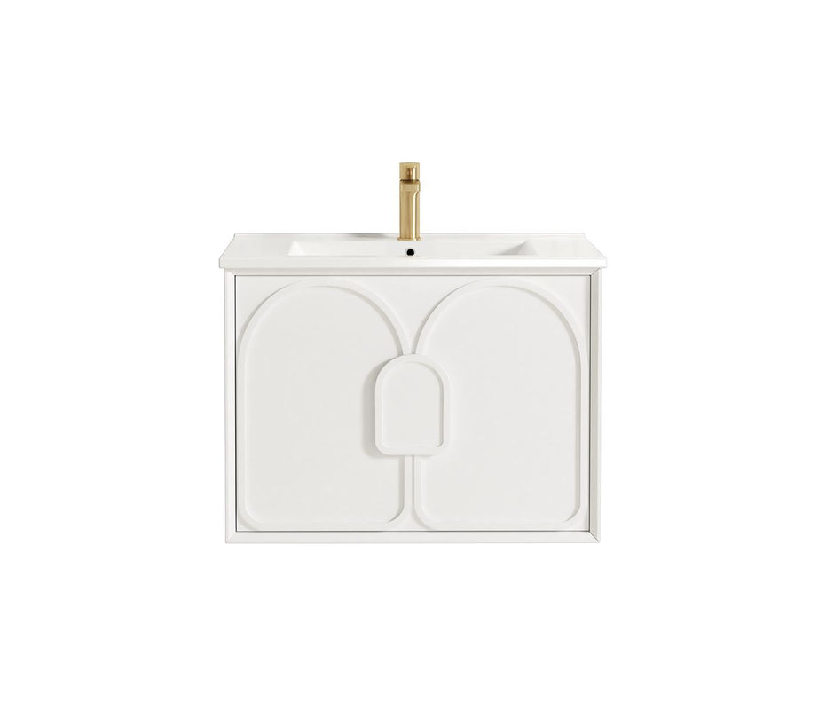 Laguna Mark II 750mm Matte White Wall Hung Vanity