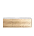 Byron 1800mm Natural Oak Wall Hung Vanity