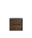 Hampton Mark II 600mm Satin White Wall Hung Vanity