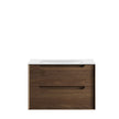 Byron 750mm Sable Walnut Wall Hung Vanity