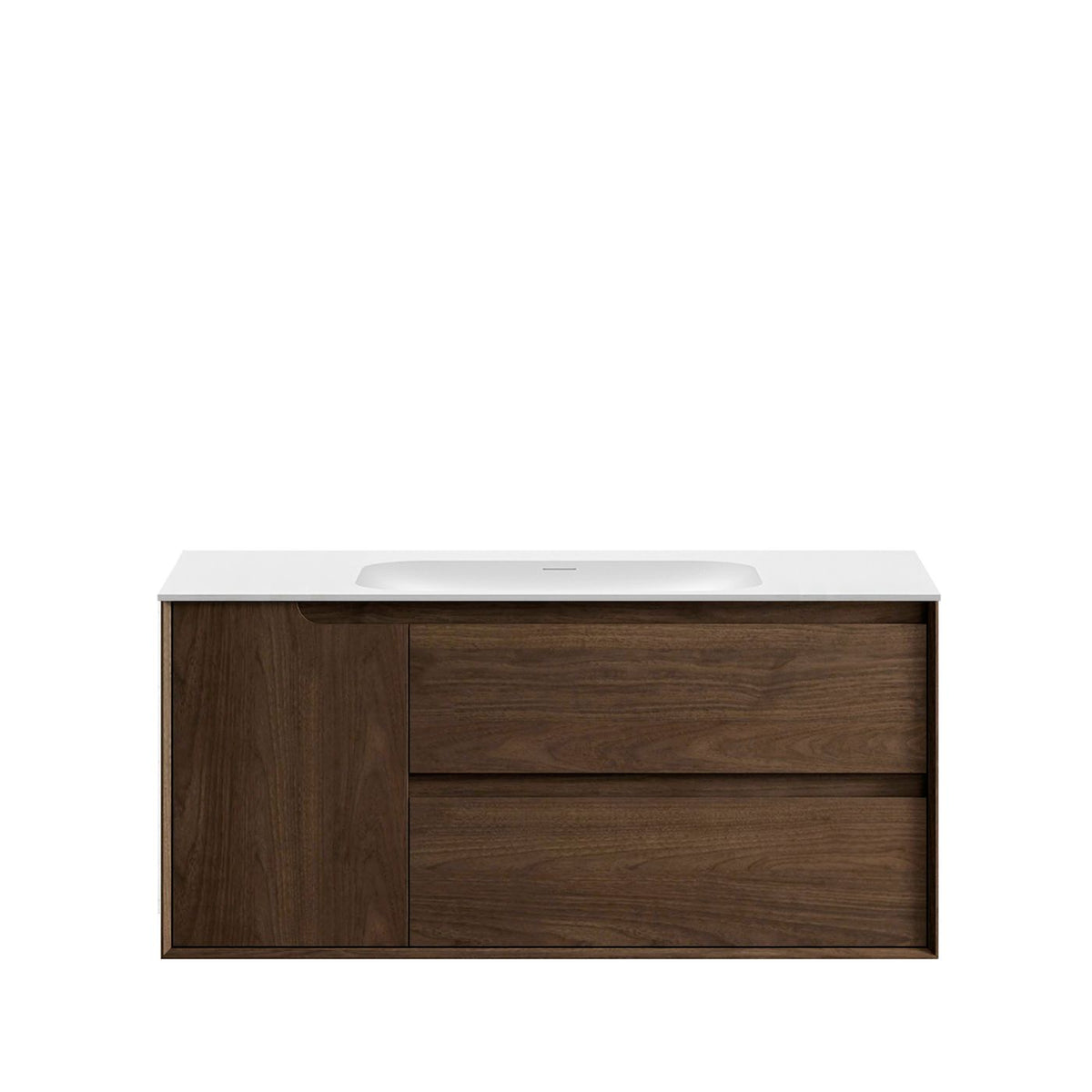Byron 1200mm Sable Walnut Wall Hung Vanity
