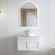 Hampton Mark II 750mm Satin White Wall Hung Vanity