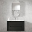 Byron 900mm Black Oak Wall Hung Vanity