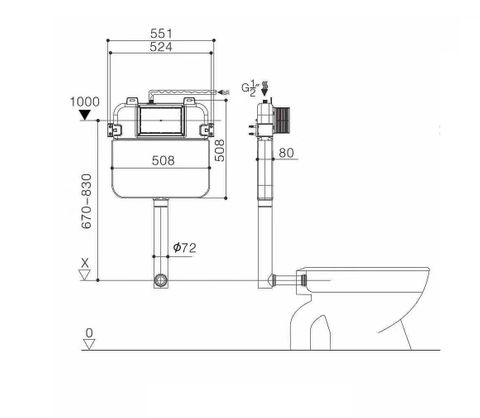 Alzano Wall face Pan R&T Set Silm Seat  only (Button Order Separately) IAWFPRLPKVA-NP