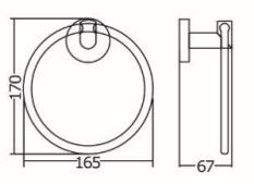 Rondo Towel Ring IS1120