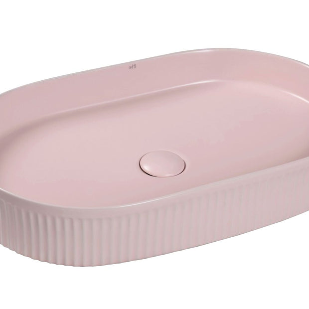 Kensington Oval 580x360x120 Matte Pink Basin