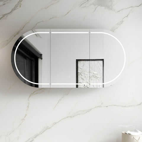Otti LED Bondi 1800x900 White Shaving Cabinet