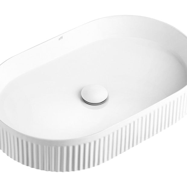 Kensington Oval 560x350x120 Gloss White Basin