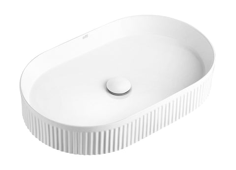 Otti Kensington Oval 560x350x120 Matte White Basin