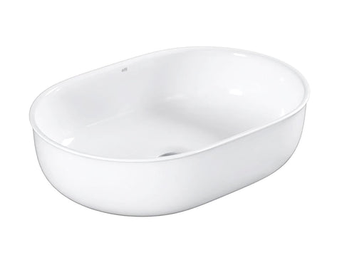 Otti Bronte Oval 500x350x130 Gloss White Basin