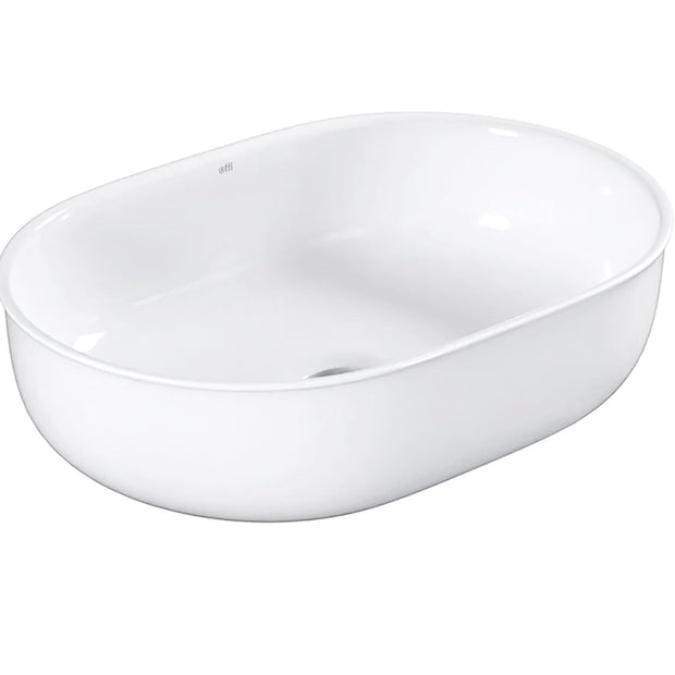 Bronte Oval 500x350x130 Gloss White Basin