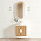 Laguna 600mm Natural American Oak Wall Hung Vanity