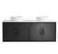 Laguna 1500mm Black American Oak Wall Hung Vanity