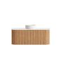 Bondi 1200mm Woodland Oak Fluted Curve Vanity