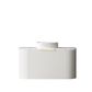 Otti Bondi 900mm Satin White Fluted Wall Hung Curve Vanity